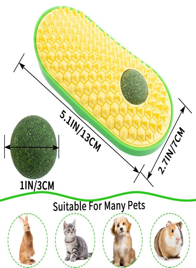 OOXYG Ferret Toys, Hay Ball for Ferret Lick, Safe Ferret Chew Enrichment Toys Teeth Cleaning Dental, Edible Ferret Wall Treats Ball, Easy to Clean - Image 5